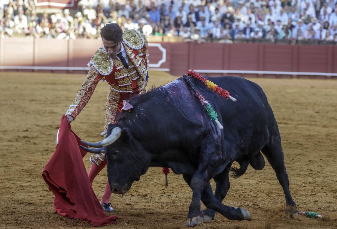 Faena de Alejandro Talavante, este martes en la Maestranza