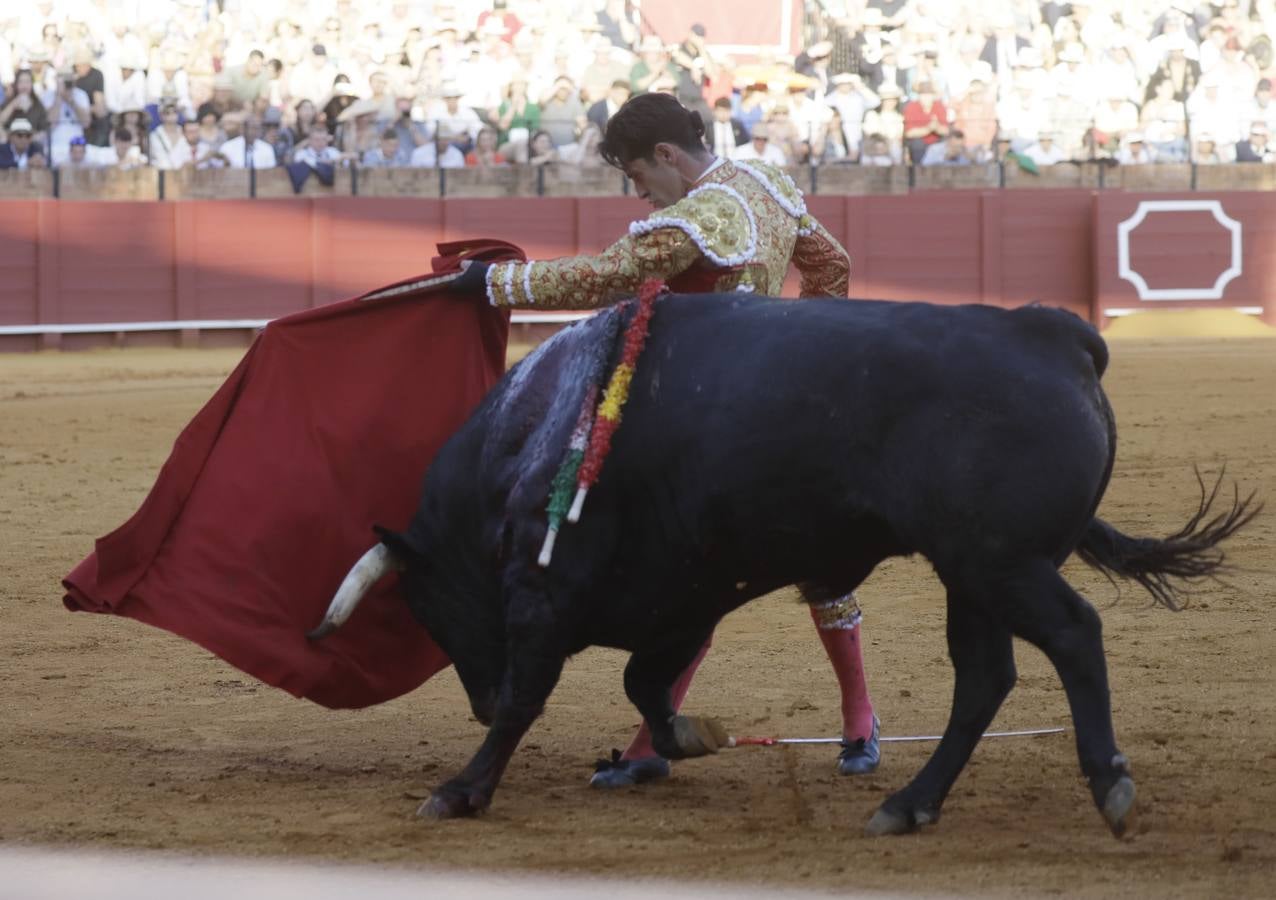 Faena de Alejandro Talavante, este martes en la Maestranza