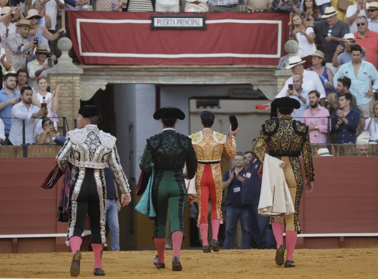 Faena de Alejandro Talavante, este martes en la Maestranza