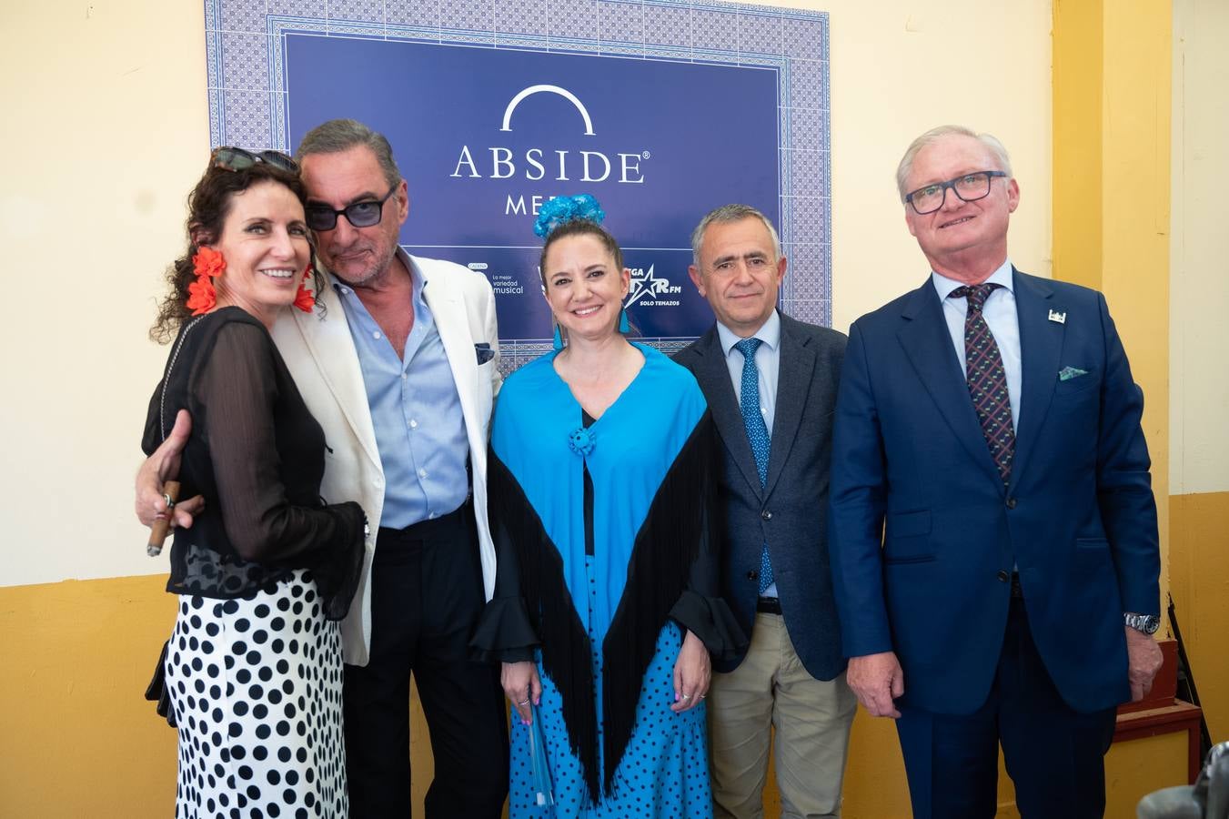 Ambiente de las recepciones este miércoles en el real de la Feria