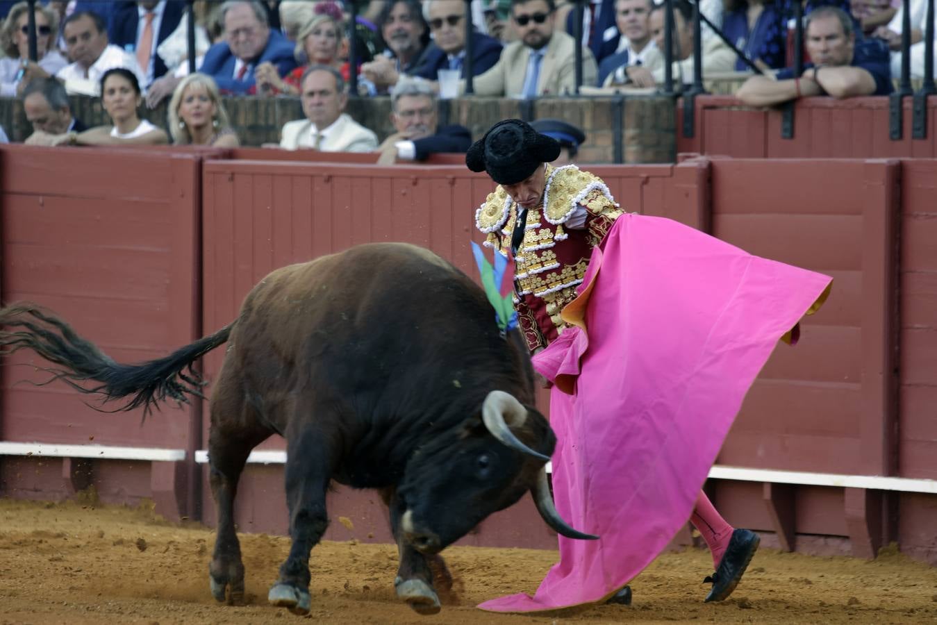 El torero Diego Urdiales completaba el cartel este miércoles en la Maestranza