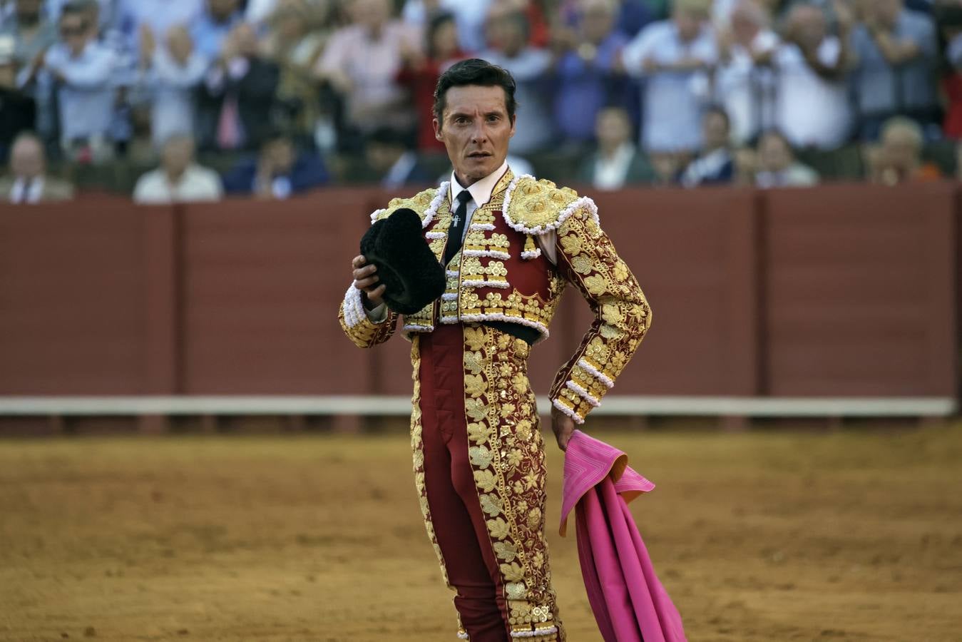 El torero Diego Urdiales completaba el cartel este miércoles en la Maestranza