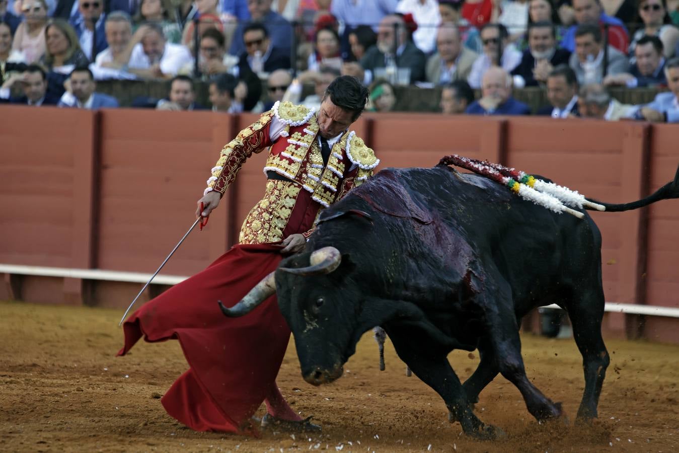 El torero Diego Urdiales completaba el cartel este miércoles en la Maestranza