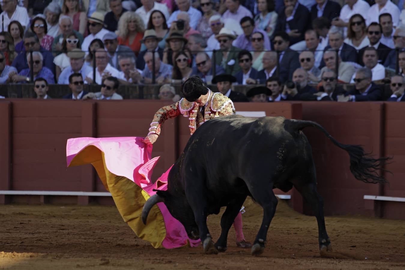 El torero Diego Urdiales completaba el cartel este miércoles en la Maestranza