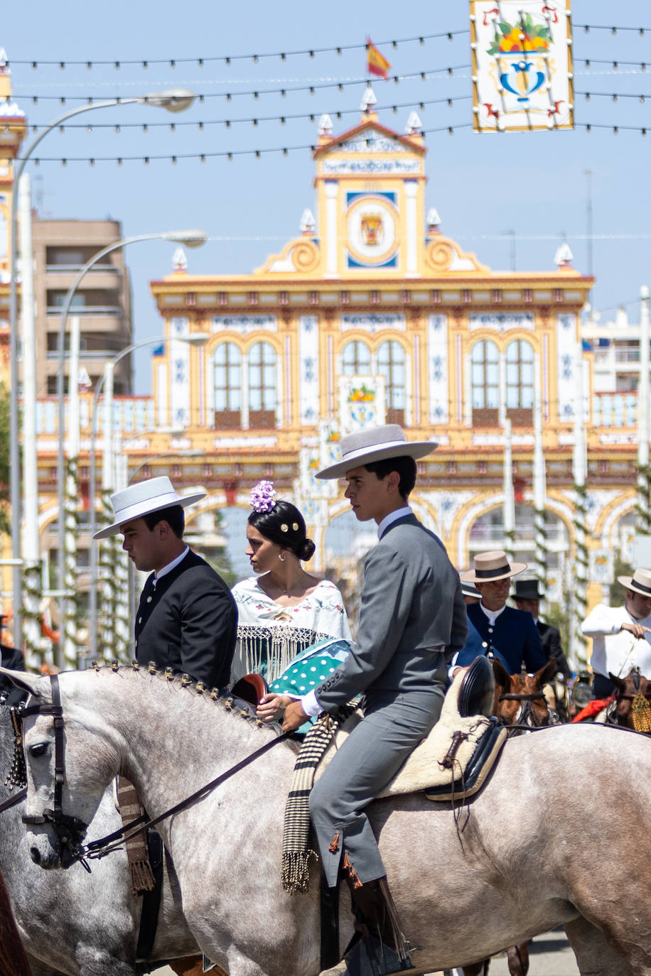 Las calles del Real continúan teniendo gran afluencia de público este jueves