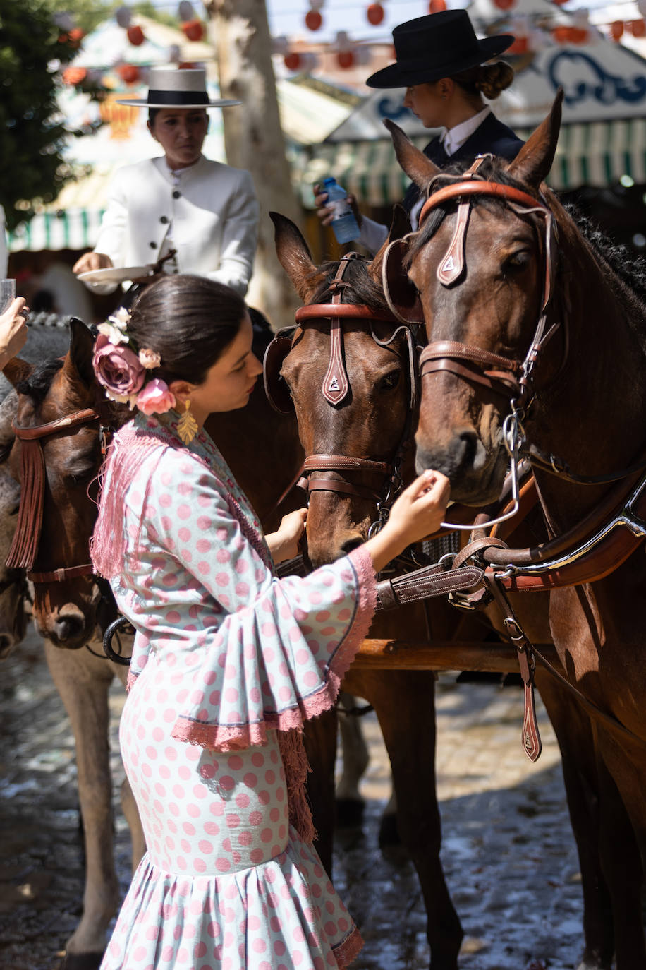 Las calles del Real continúan teniendo gran afluencia de público este jueves