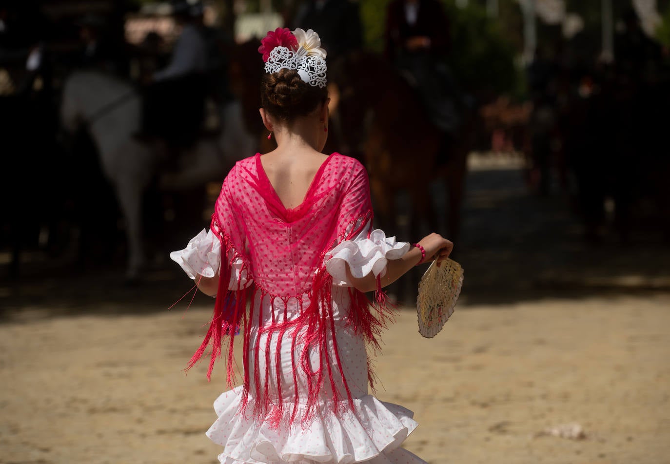 Las calles del Real continúan teniendo gran afluencia de público este jueves