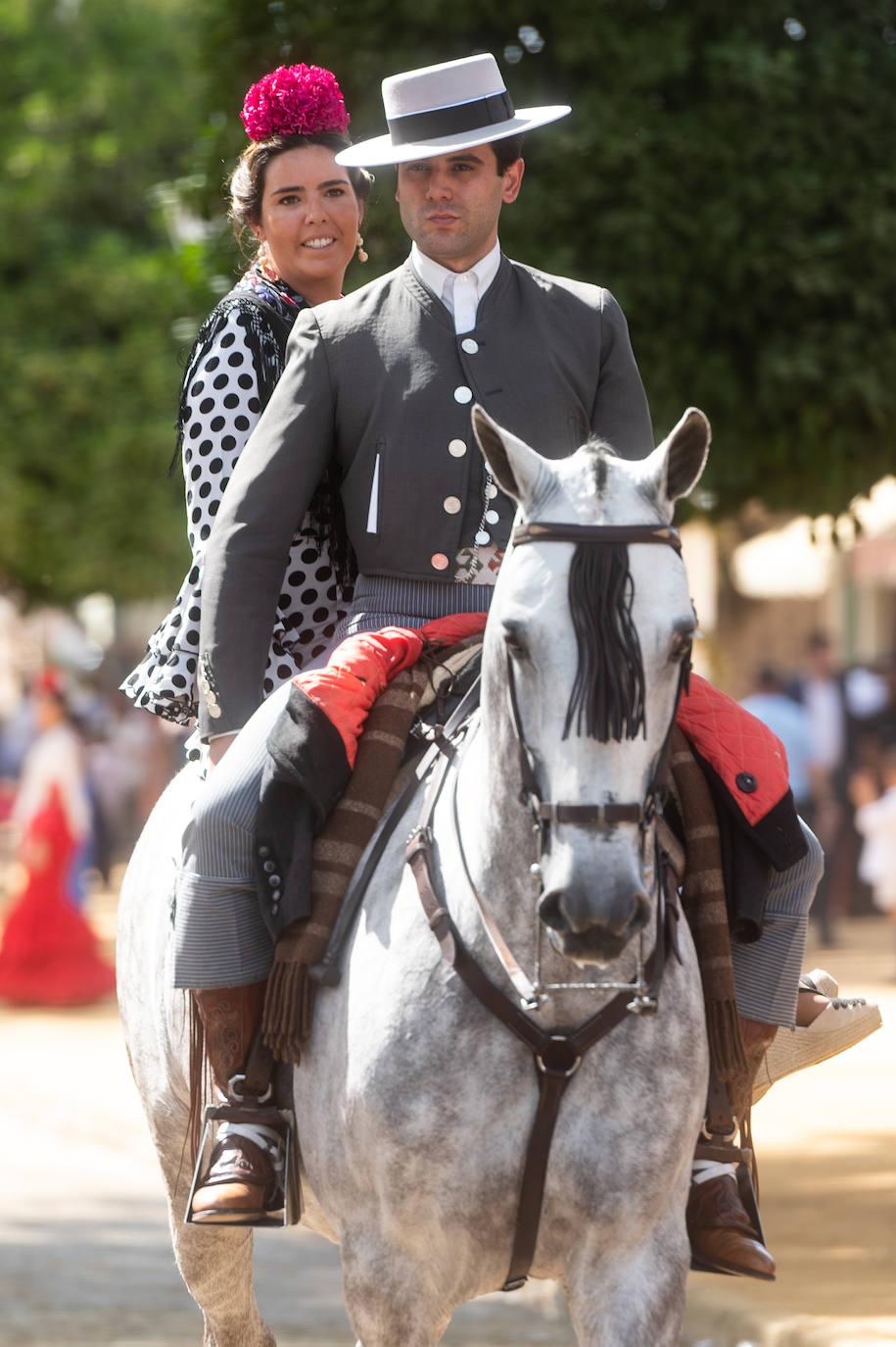 Las calles del Real continúan teniendo gran afluencia de público este jueves
