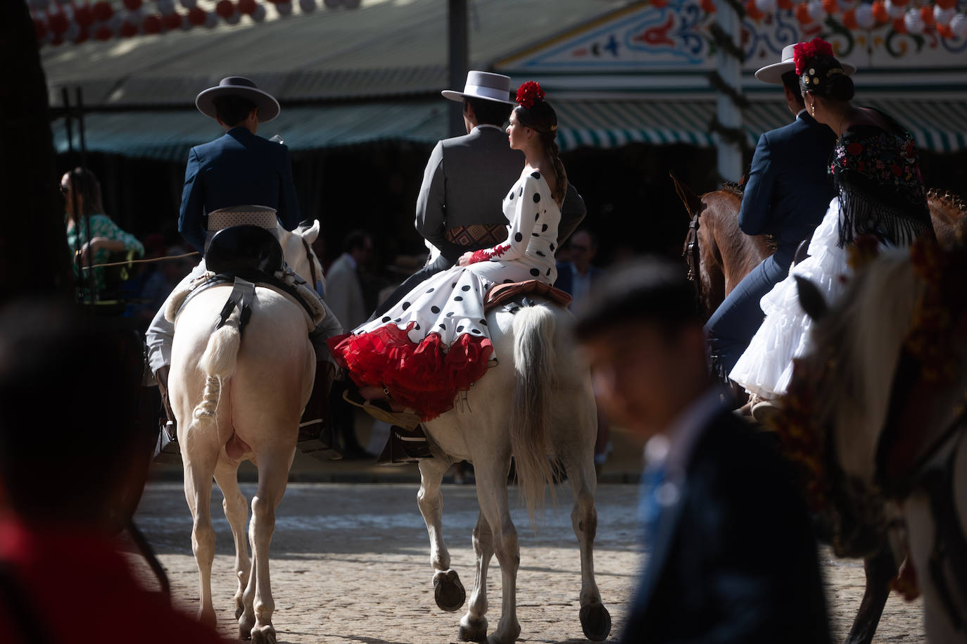 Las calles del Real continúan teniendo gran afluencia de público este jueves