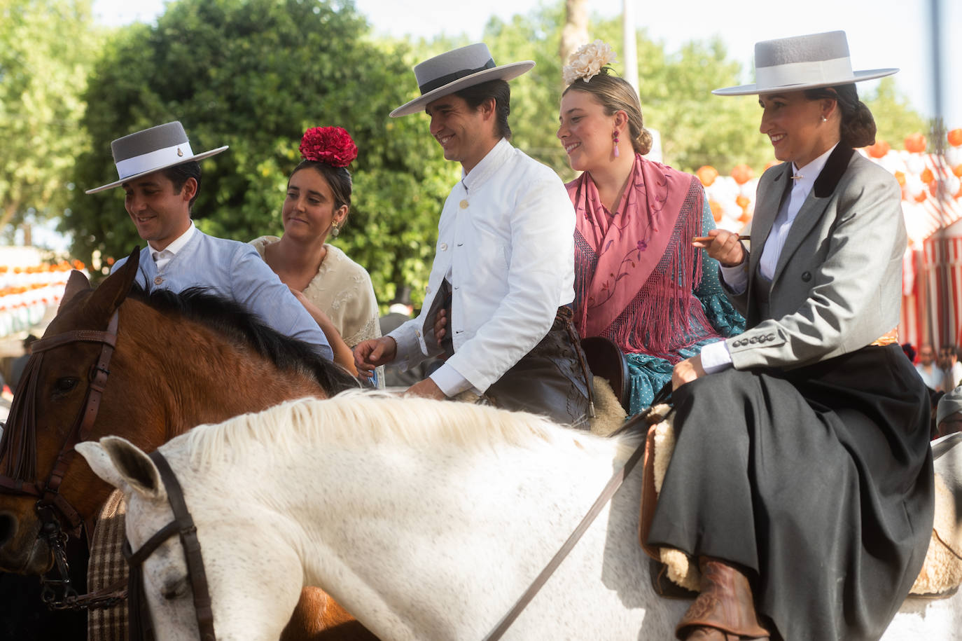 Las calles del Real continúan teniendo gran afluencia de público este jueves