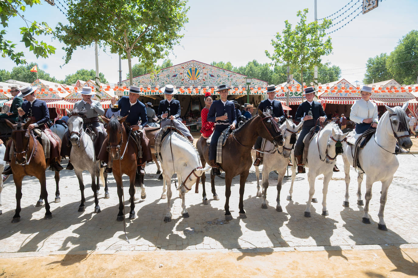 Las calles del Real continúan teniendo gran afluencia de público este jueves