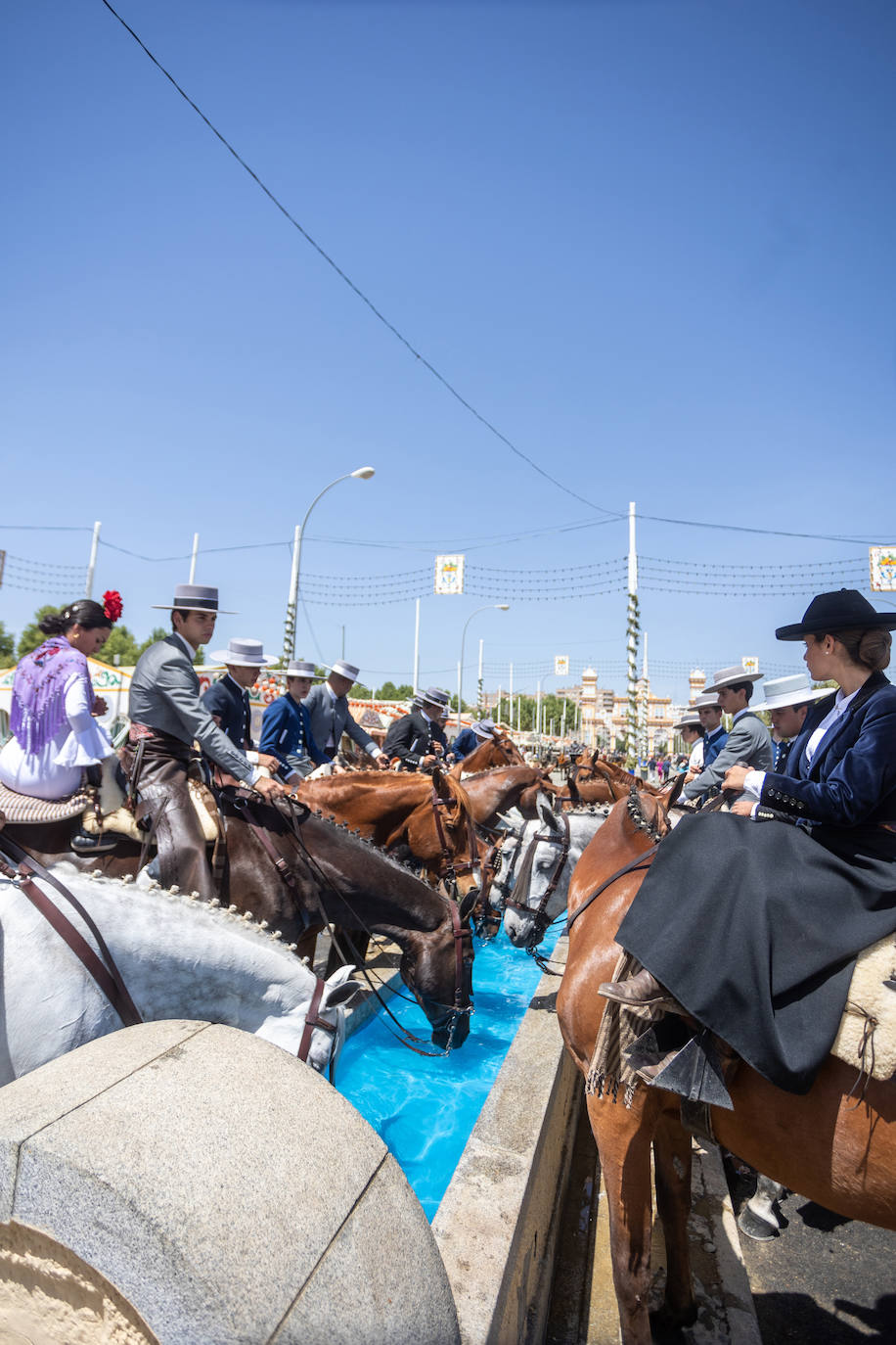 Las calles del Real continúan teniendo gran afluencia de público este jueves