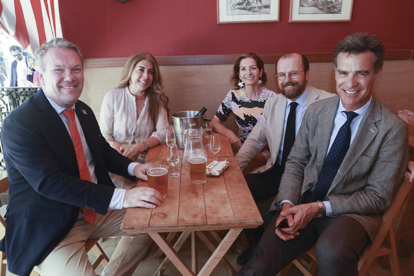 Michel Oudijk, María Castañeda, Valle López-Alonso, Pablo de la Oliva y Juan Muñoz