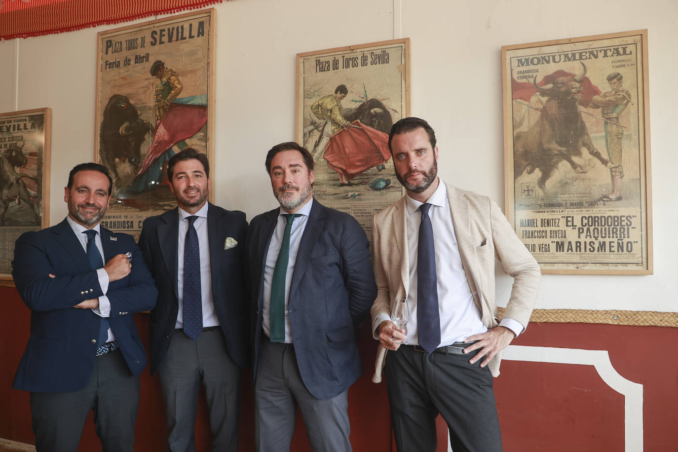 Pepe Carmona, Pepe Loring, Ignacio Valduerteles y Alejandro López