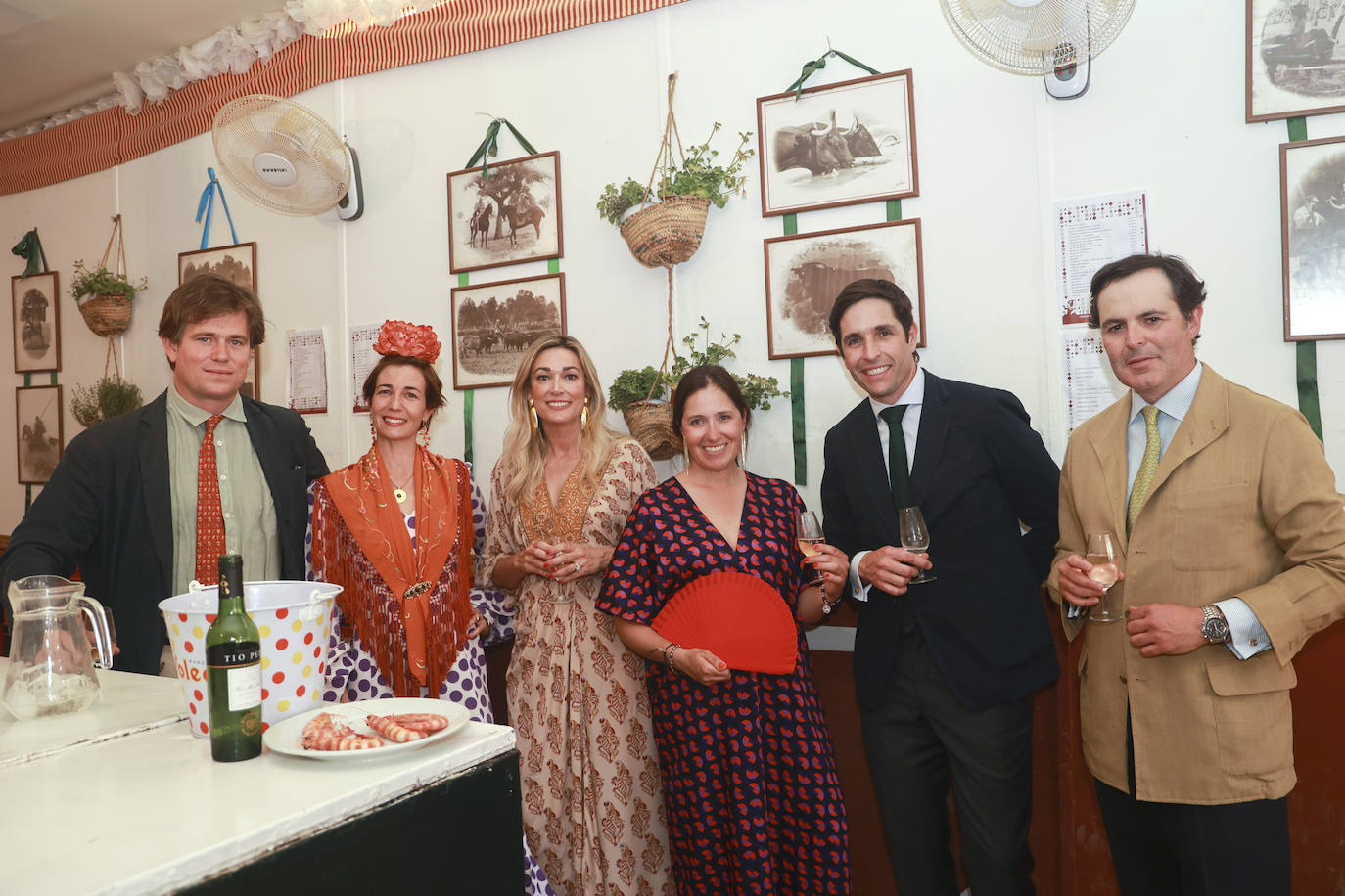 Juan Muñoz-Rojas, Cristina de Salinas, Valvanuz Ruiz del Árbol, Lucí­a de Llanza, Patricio Herguido y Enrique Martínez del Peral