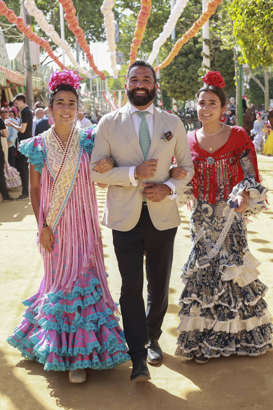 Claudia, Joaquín y Candela Ponce