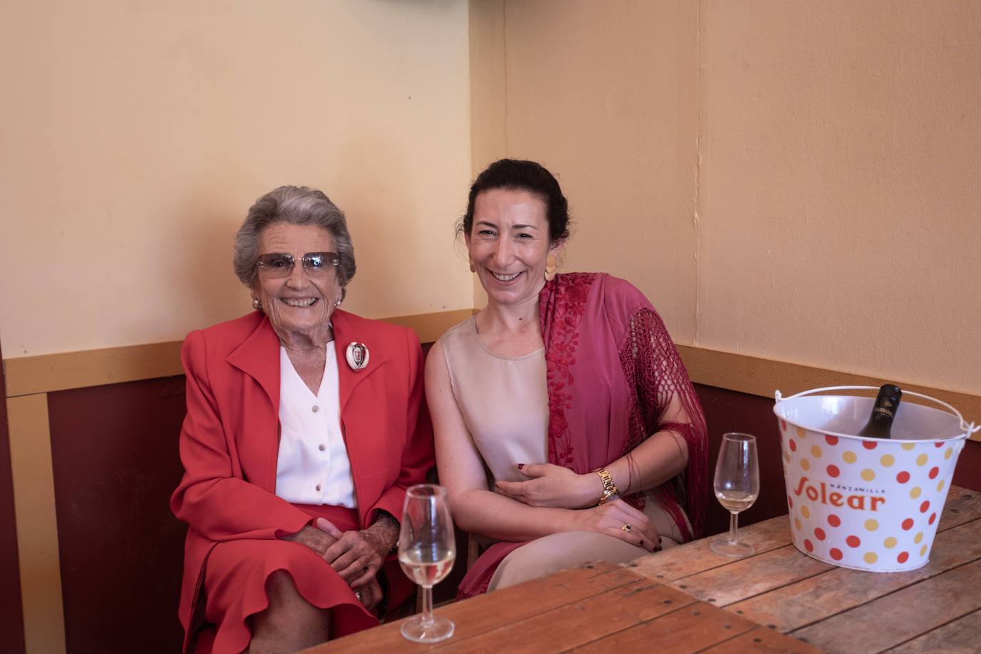 Ambiente en el Real durante el último día de la Feria de Abril de 2023