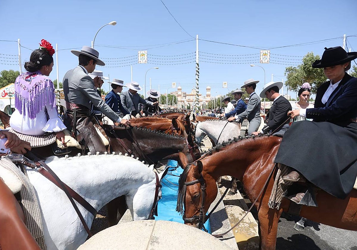 Uno de los mejores momentos de la Feria captados por ABC