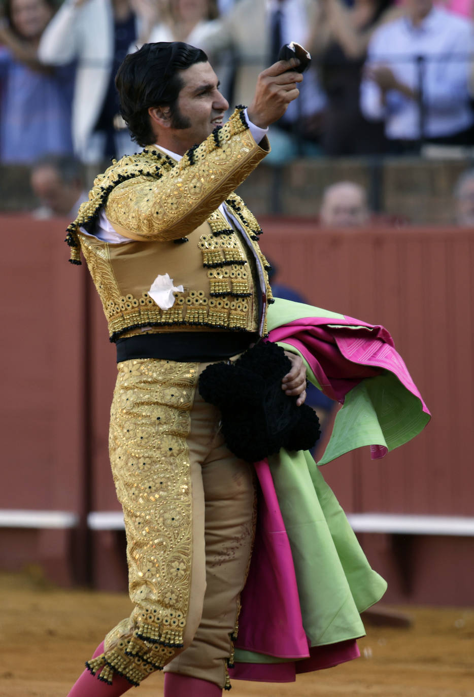 Morante de la Puebla se ciñó a Lancero en la Real Maestranza de Sevilla