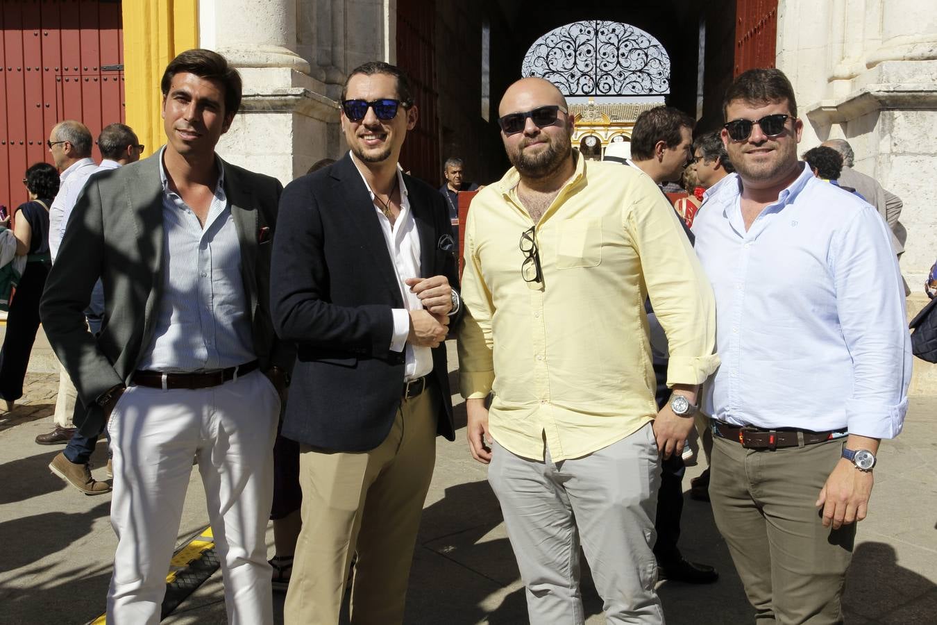 Juan Macías, Javier Guerrero, Félix Macías y Javier Rodríguez