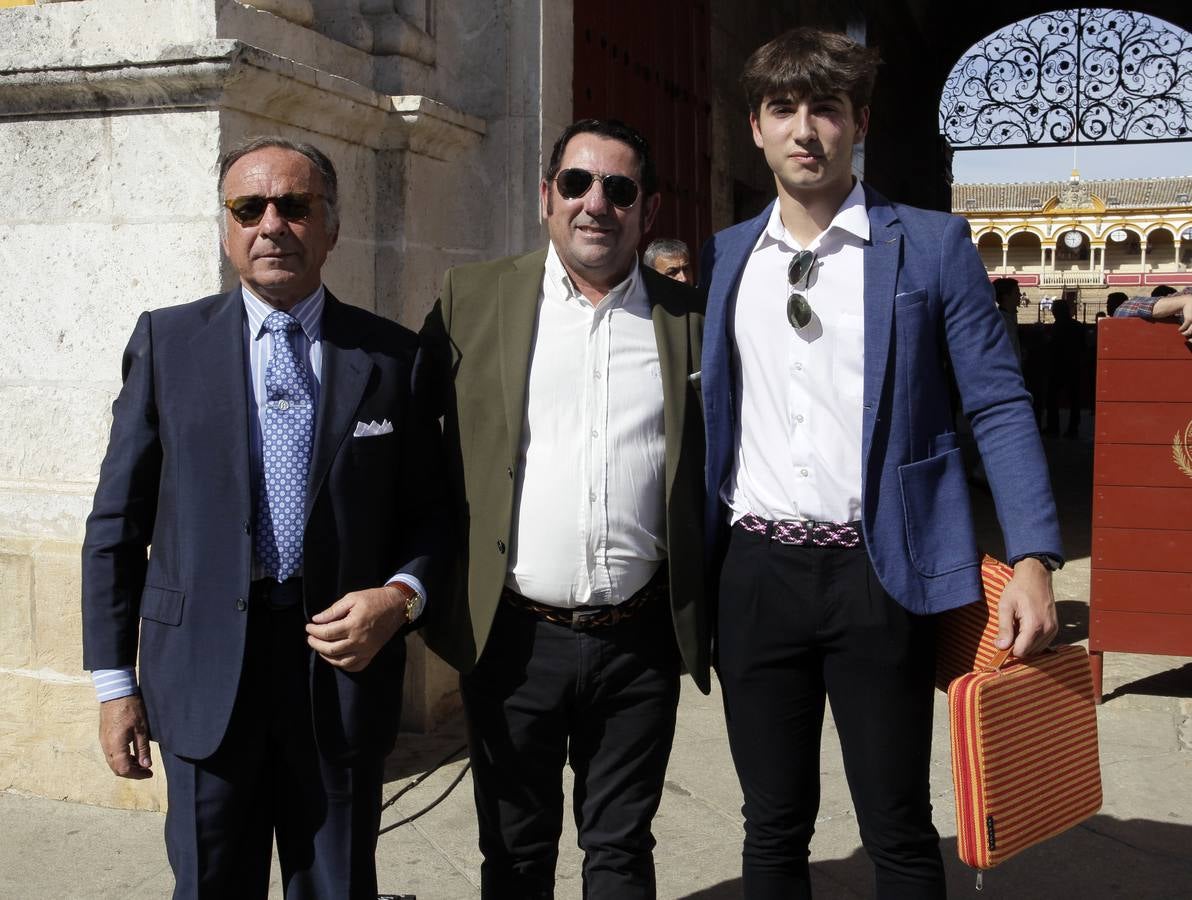 Antonio González, Miguel Ángel Toledano y Javier Gálvez