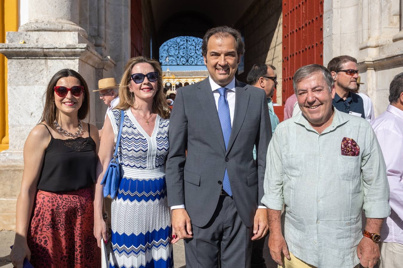 Amelia Torres, Carmen de Tomás, José Luque Teruel y José Ignacio Bidón