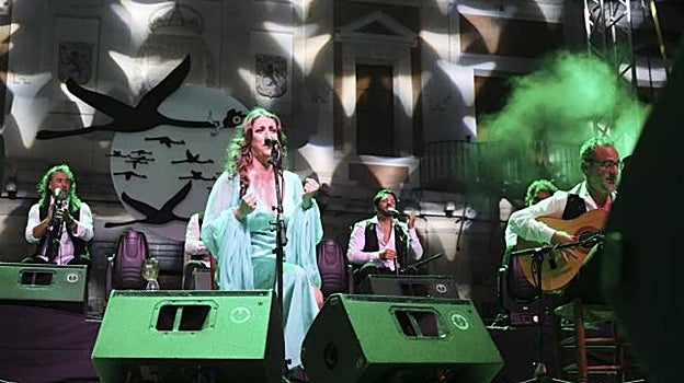 La cantaora onubense Argentina