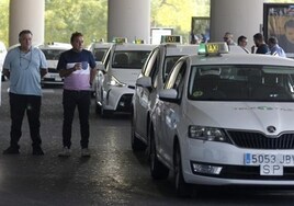 La flota de taxis de Sevilla estará disponible al completo para la final de la Copa del Rey