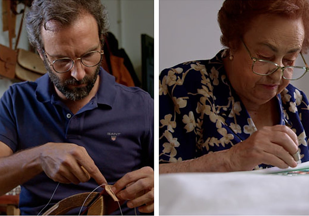 Javier Menacho y Ángeles Espinar