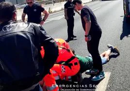 Así salvaron unos bomberos de Dublín  la vida a un motorista en Sevilla: una historia que merece la pena contar