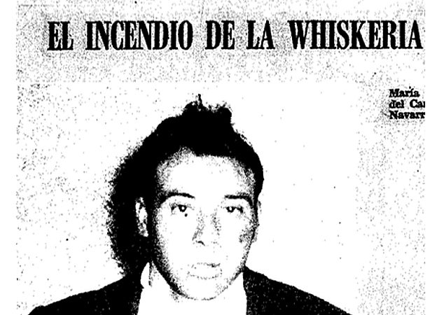 Autor del incendio en la whiskería