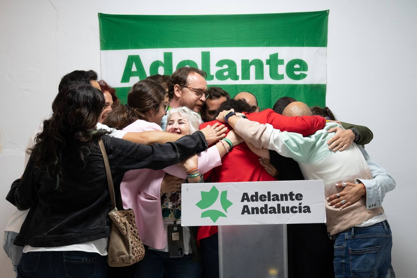 Comparecencia de Sandra Heredia ante los medios de comunicación