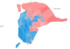 Mapa | Así han votado tus vecinos, calle a calle, en las elecciones municipales de Sevilla