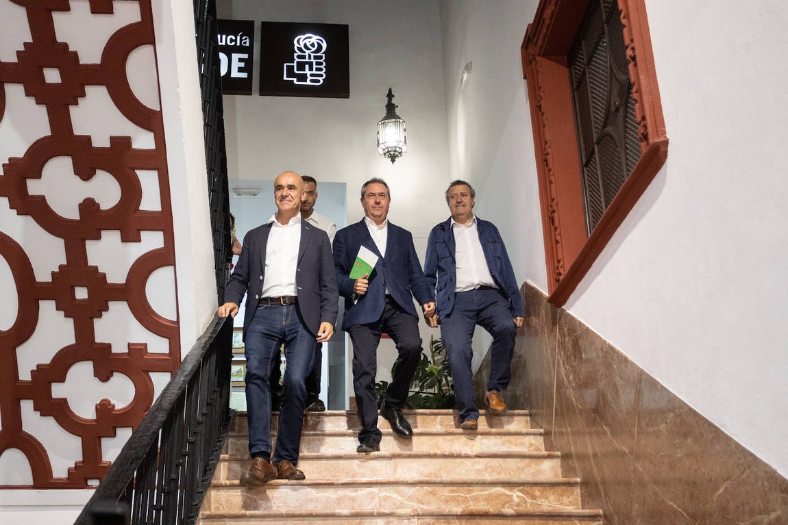 La noche electoral en la sede del PSOE, ubicada en la calle San Vicente