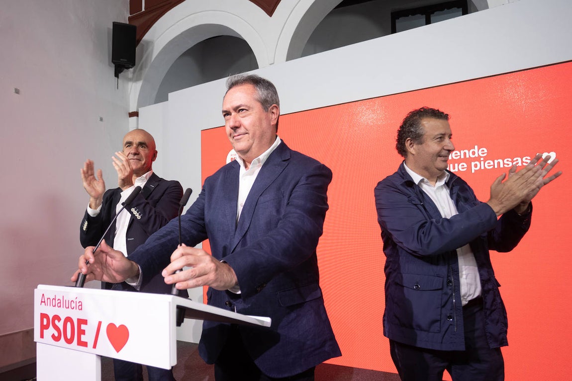 La noche electoral en la sede del PSOE, ubicada en la calle San Vicente