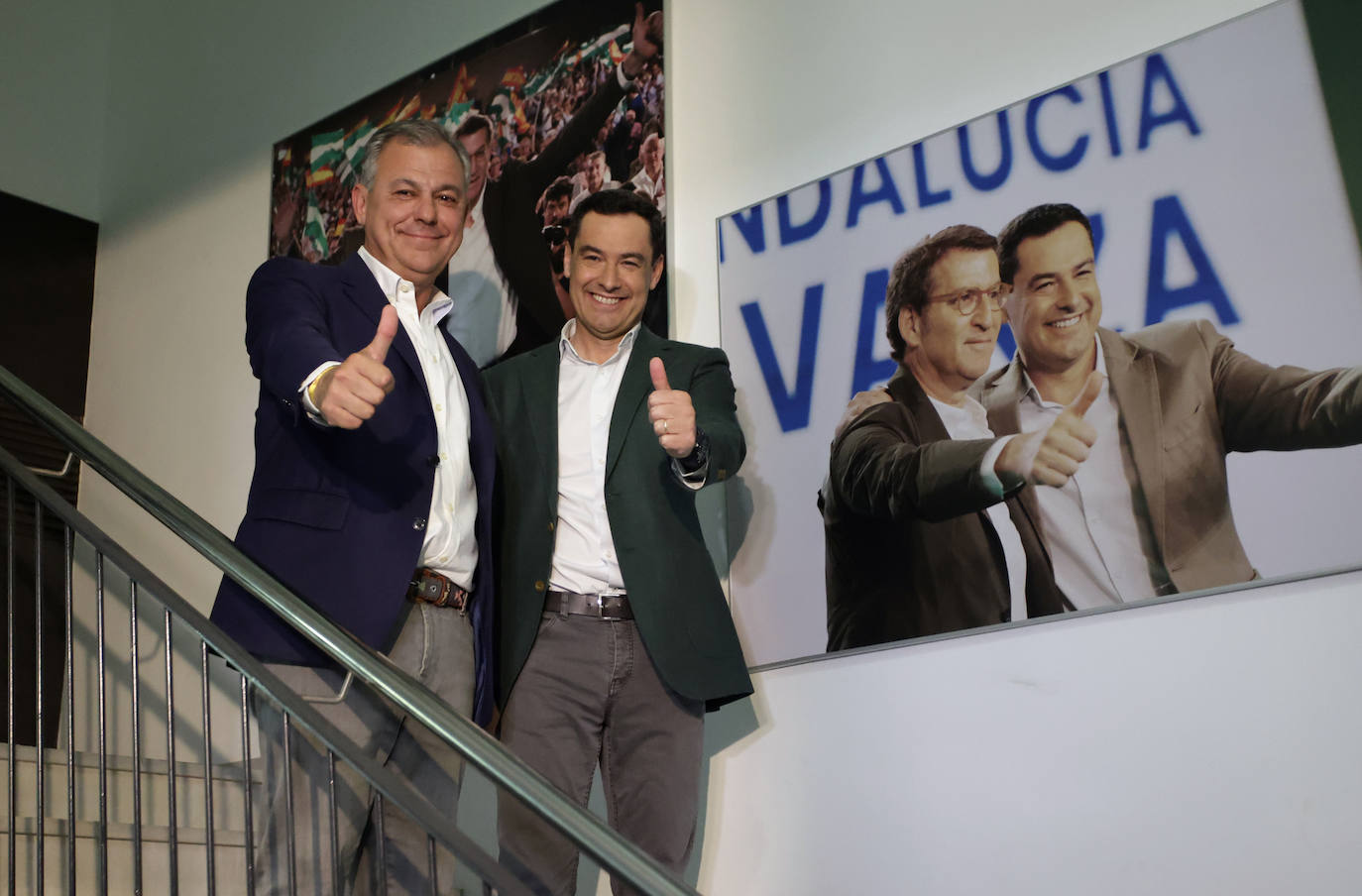Noche electoral en la sede del PP de la Calle San Fernando