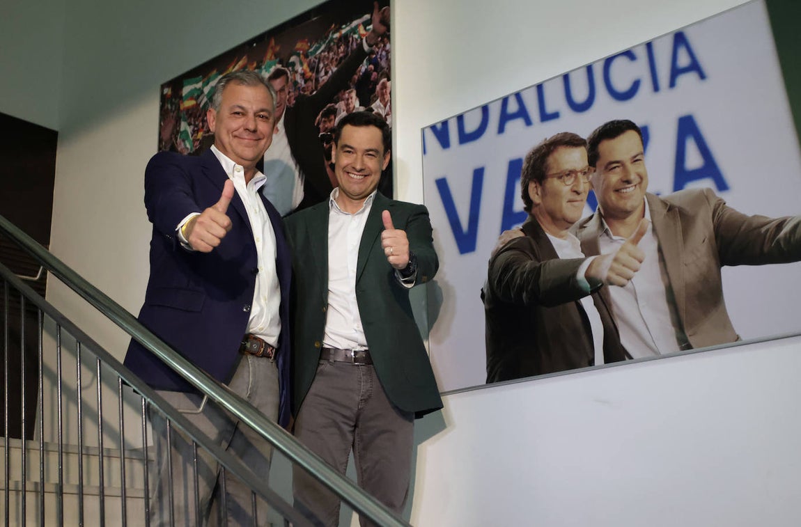 Noche electoral en la sede del PP de la Calle San Fernando