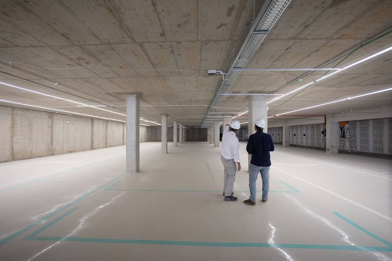 Estado actual de las obras del Jardín de las Cigarreras