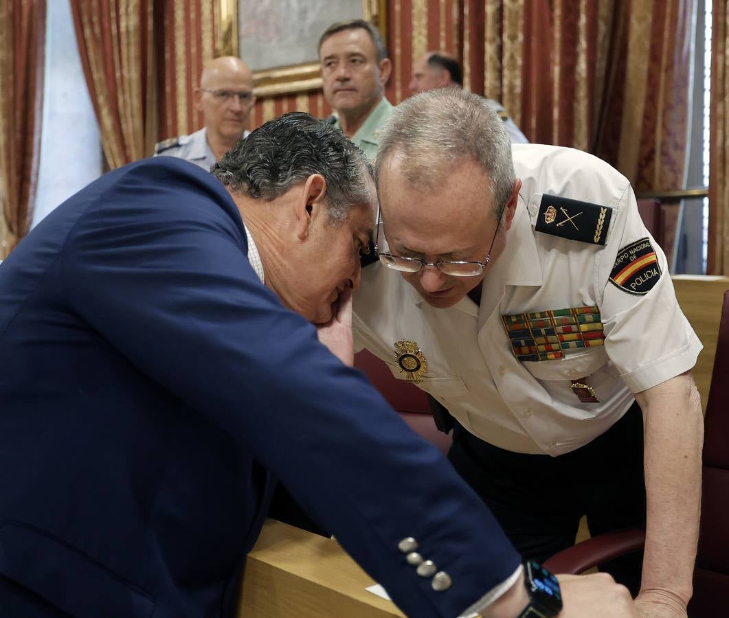 Inauguración de la muestra  'El terror a portada. 60 años del terrorismo en España a través de la prensa' en el Ayuntamiento de Sevilla