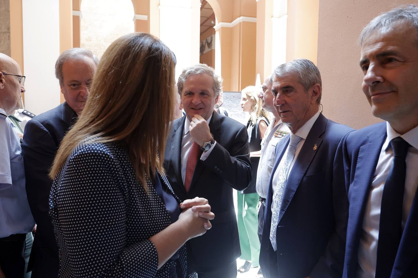 Inauguración de la muestra  'El terror a portada. 60 años del terrorismo en España a través de la prensa' en el Ayuntamiento de Sevilla