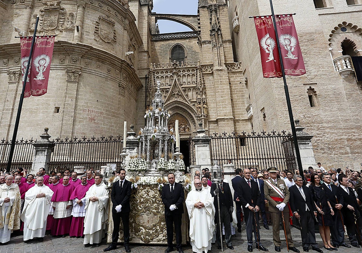 Procesión del Corpus en Sevilla en 2022