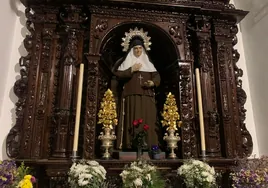 Santa Ángela de la Cruz procesiona por primera vez en el Corpus Christi de Dos Hermanas