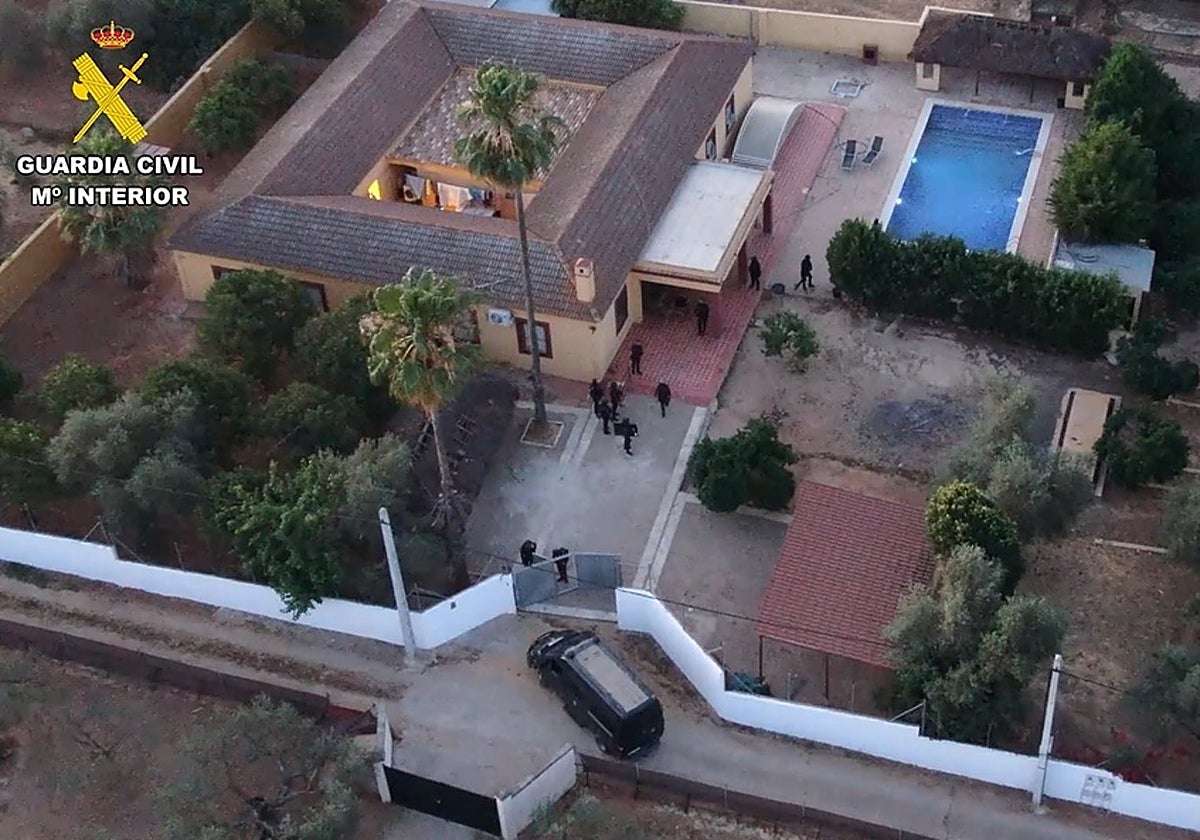 Una de las imágenes de la operación