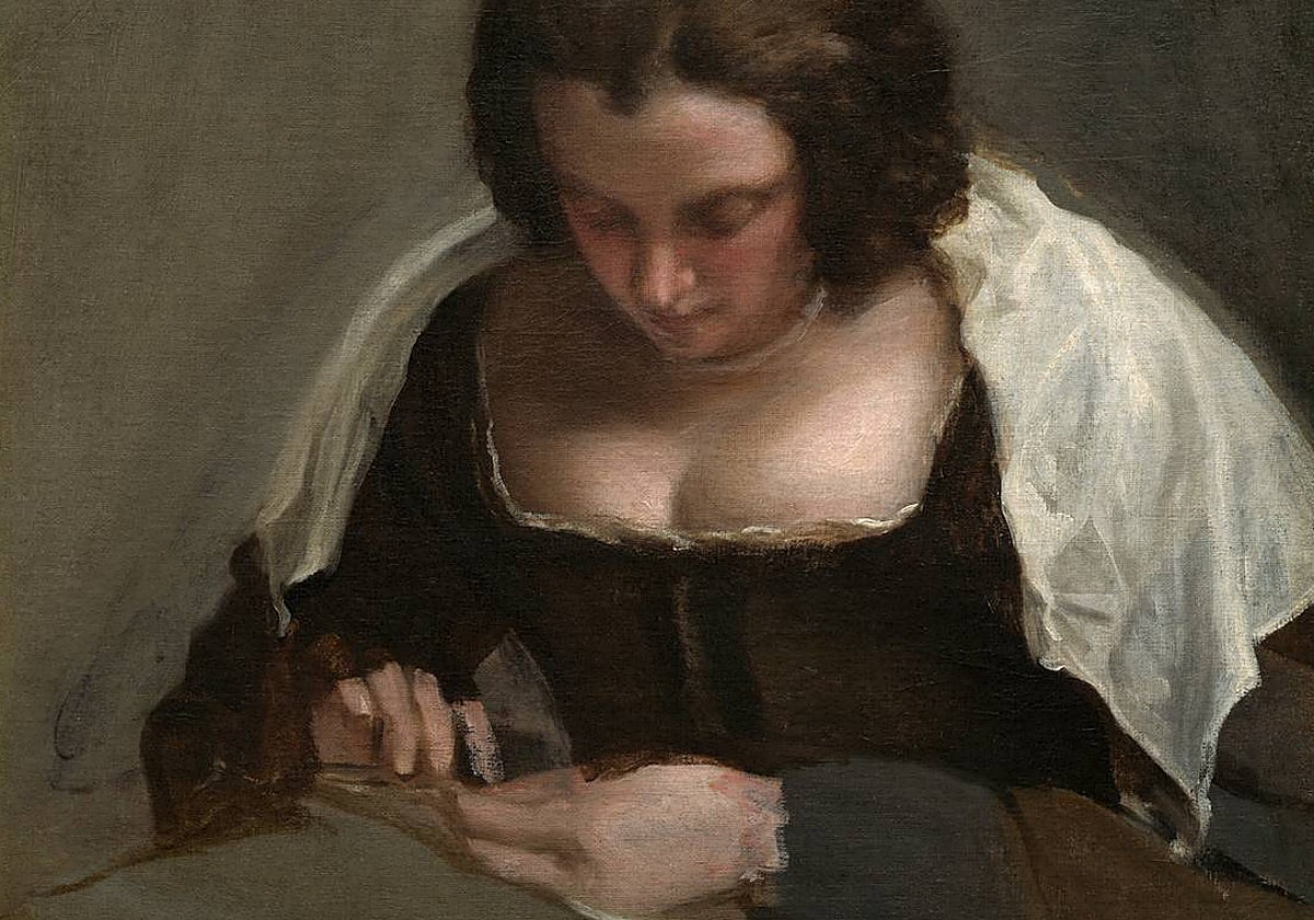 Diego Velázquez. La costurera. Hacia 1635. National Gallery. Washington.