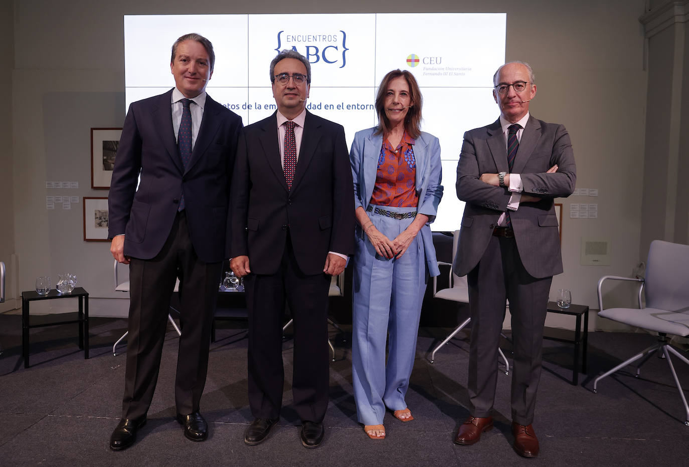 Carlos López, Javier Harto, Regla Bejarano y Javier Tello