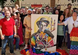 El activista Ocaña, las Santas Justa y Rufina y un mantón de Mari Mantones, principales motivos del cartel del Orgullo de Sevilla