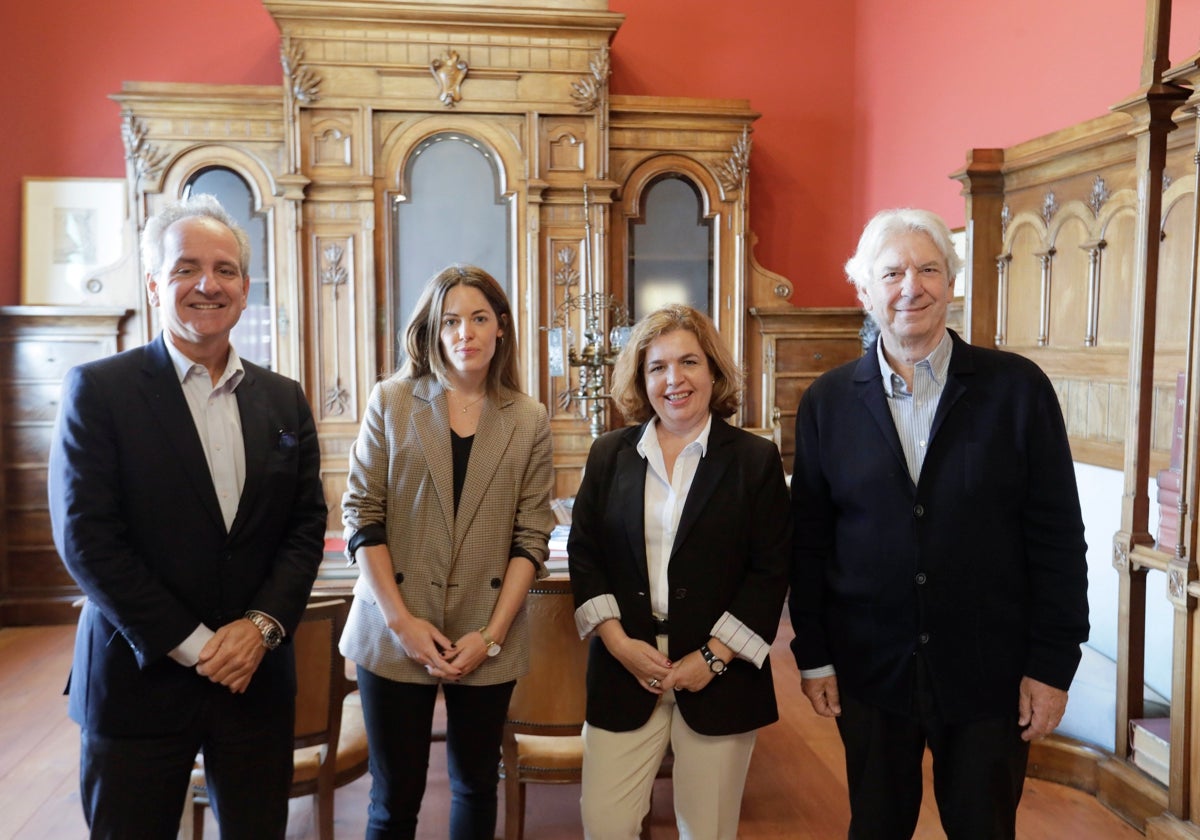 José Mª de Cárdenas, María Jesús Tejedor, Rosa Madrid y Antonio Barrionuevo