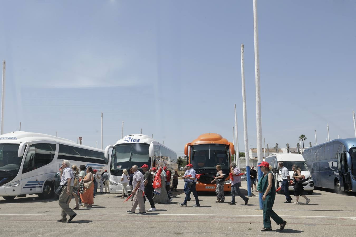 Primer mitin de precampaña  de Pedro Sánchez celebrado en Dos Hermanas