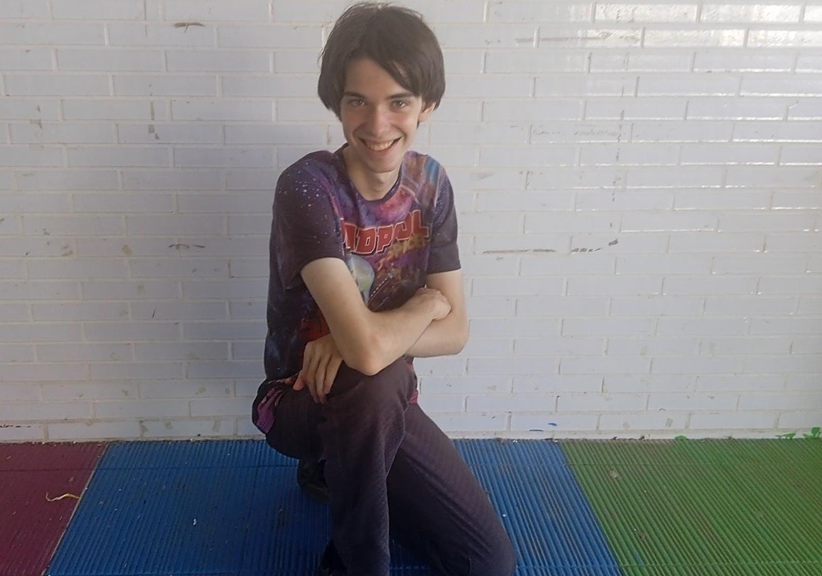 José Luis Ramírez, alumno del instituto El Molinillo de Guillena