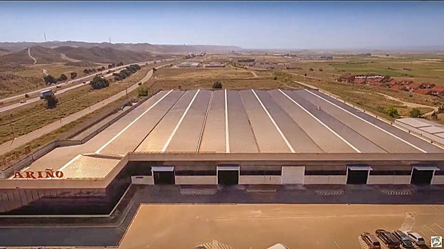 Fábrica de vidrios de Ariño Duglass en Zaragoza